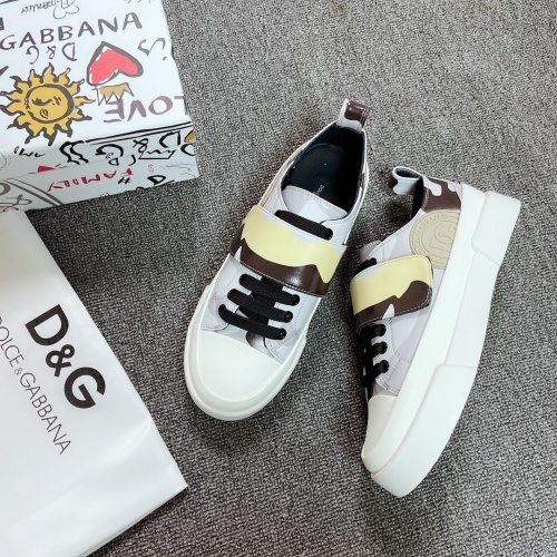 Dolce &amp; Gabbana D&amp;G Casual Shoes For Women #1012494 $96.00 USD, Wholesale Replica Dolce &amp; Gabbana D&amp;G Casual Shoes
