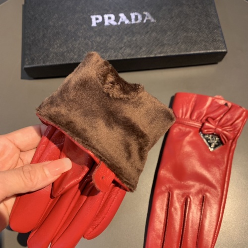 Replica Prada Gloves For Women #1012671 $56.00 USD for Wholesale