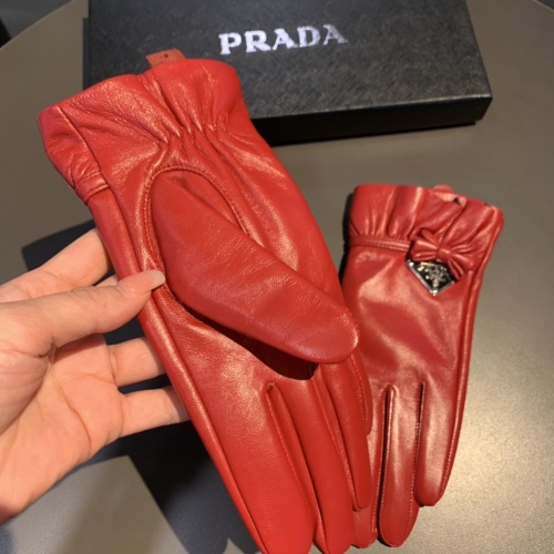 Replica Prada Gloves For Women #1012671 $56.00 USD for Wholesale