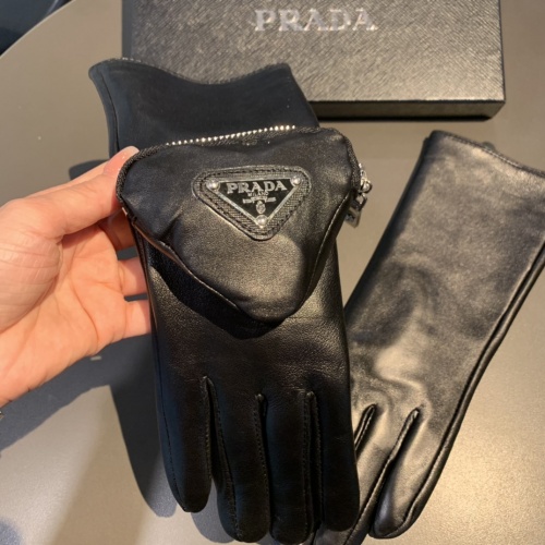 Replica Prada Gloves For Women #1012675 $60.00 USD for Wholesale