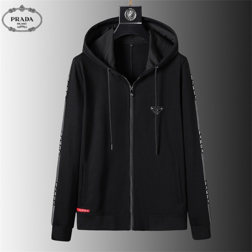 Replica Prada Tracksuits Long Sleeved For Men #1012890 $85.00 USD for Wholesale