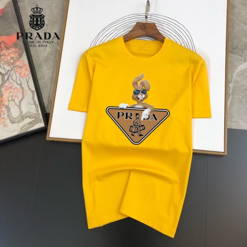 Prada T-Shirts Short Sleeved For Unisex #1013014 $25.00 USD, Wholesale Replica Prada T-Shirts
