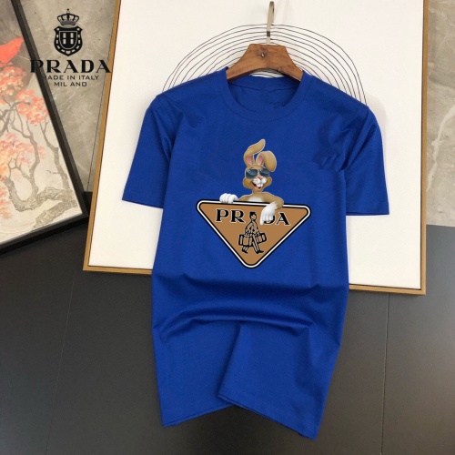 Prada T-Shirts Short Sleeved For Unisex #1013017 $25.00 USD, Wholesale Replica Prada T-Shirts