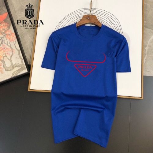 Prada T-Shirts Short Sleeved For Unisex #1013040 $25.00 USD, Wholesale Replica Prada T-Shirts