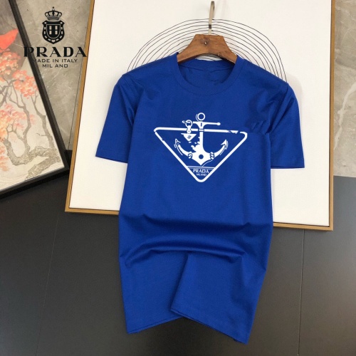 Prada T-Shirts Short Sleeved For Unisex #1013046 $25.00 USD, Wholesale Replica Prada T-Shirts