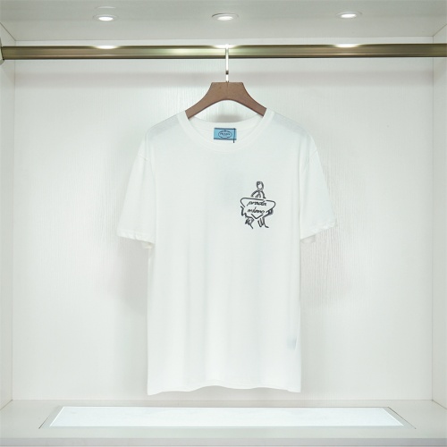 Prada T-Shirts Short Sleeved For Unisex #1013193 $32.00 USD, Wholesale Replica Prada T-Shirts