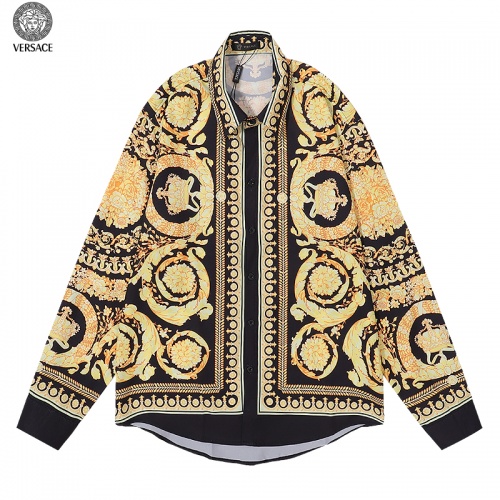 Versace Shirts Long Sleeved For Men #1013202