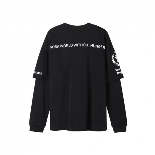Replica Balenciaga T-Shirts Long Sleeved For Unisex #1013204 $56.00 USD for Wholesale
