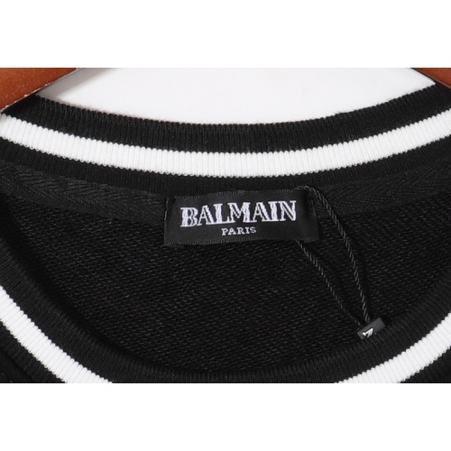 Replica Balmain Hoodies Long Sleeved For Men #1013220 $40.00 USD for Wholesale
