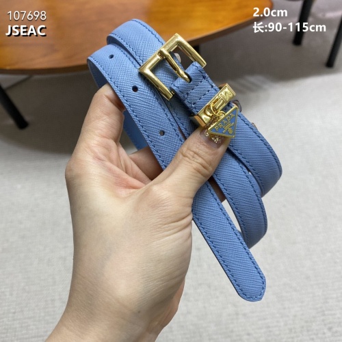 Replica Prada AAA Quality Belts For Women #1013420 $52.00 USD for Wholesale