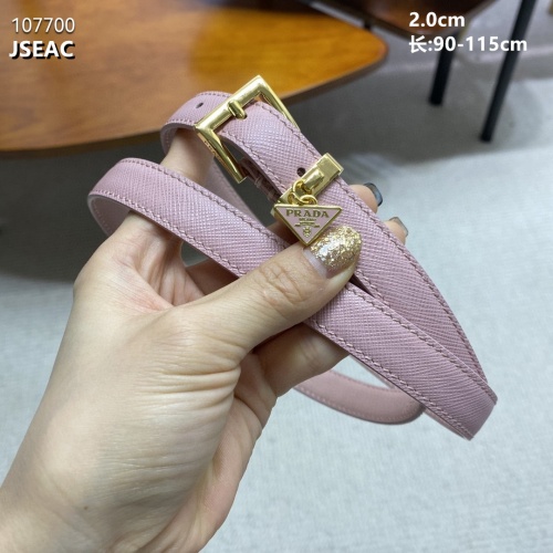 Replica Prada AAA Quality Belts For Women #1013422 $52.00 USD for Wholesale