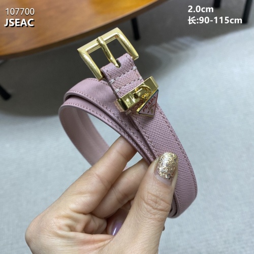 Replica Prada AAA Quality Belts For Women #1013422 $52.00 USD for Wholesale