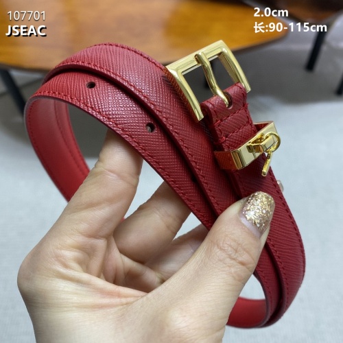 Replica Prada AAA Quality Belts For Women #1013423 $52.00 USD for Wholesale