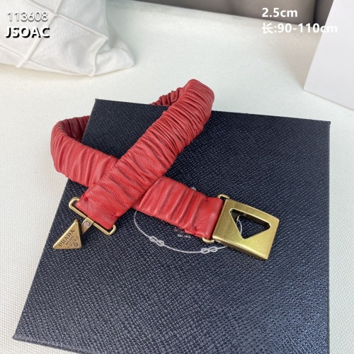 Replica Prada AAA Quality Belts For Women #1013431 $52.00 USD for Wholesale