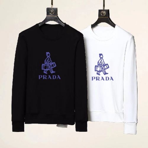 Replica Prada Hoodies Long Sleeved For Men #1013850 $34.00 USD for Wholesale