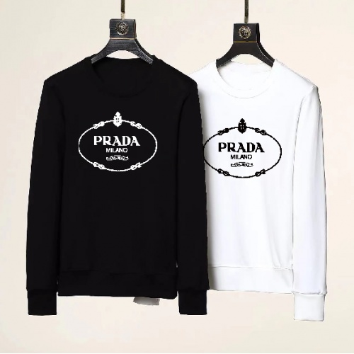 Replica Prada Hoodies Long Sleeved For Men #1013858 $34.00 USD for Wholesale