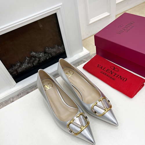 Replica Valentino High-Heeled Shoes For Women #1014158 $96.00 USD for Wholesale