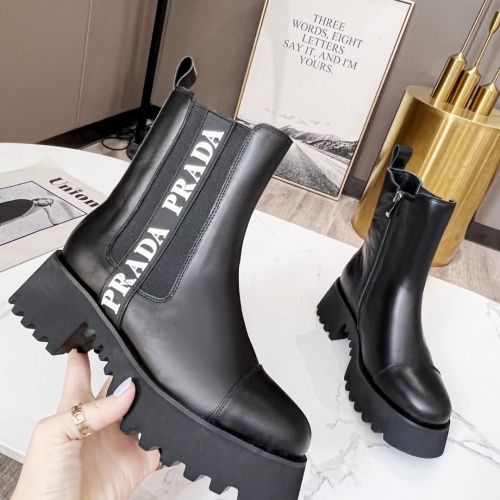 Replica Prada Boots For Women #1014170 $100.00 USD for Wholesale