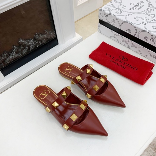 Replica Valentino Slippers For Women #1014254 $96.00 USD for Wholesale