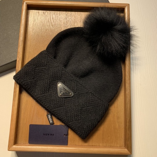 Replica Prada Wool Hats #1014341 $39.00 USD for Wholesale