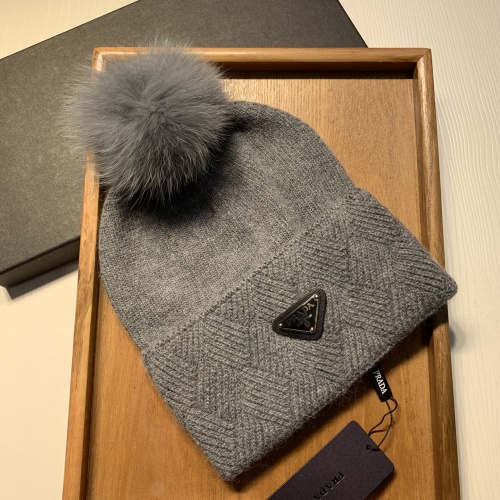 Replica Prada Wool Hats #1014345 $39.00 USD for Wholesale