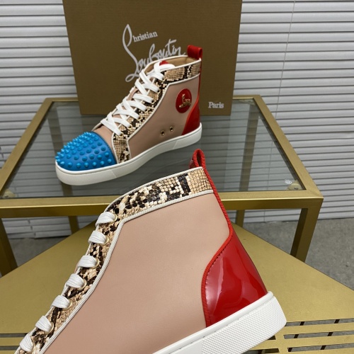 Replica Christian Louboutin High Top Shoes For Women #1014355 $92.00 USD for Wholesale