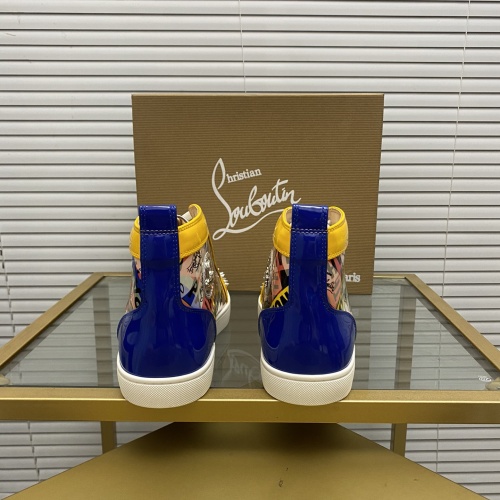 Replica Christian Louboutin High Top Shoes For Men #1014358 $98.00 USD for Wholesale