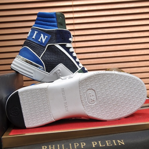 Replica Philipp Plein PP High Tops Shoes For Men #1014396 $115.00 USD for Wholesale
