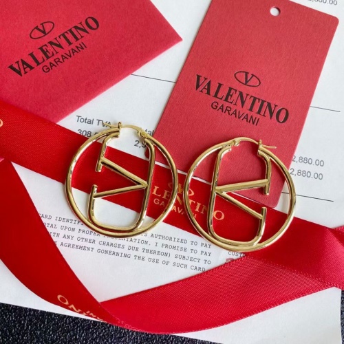 Replica Valentino Earrings For Women #1014553 $34.00 USD for Wholesale