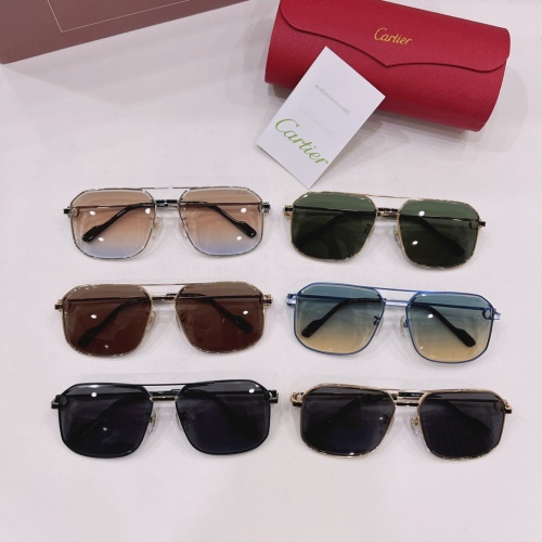 Replica Cartier AAA Quality Sunglassess #1014815 $60.00 USD for Wholesale