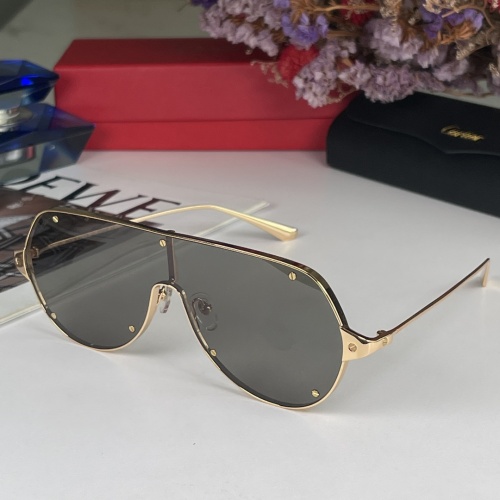 Cartier AAA Quality Sunglassess #1014827 $68.00 USD, Wholesale Replica Cartier AAA Quality Sunglassess