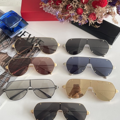 Replica Cartier AAA Quality Sunglassess #1014829 $68.00 USD for Wholesale