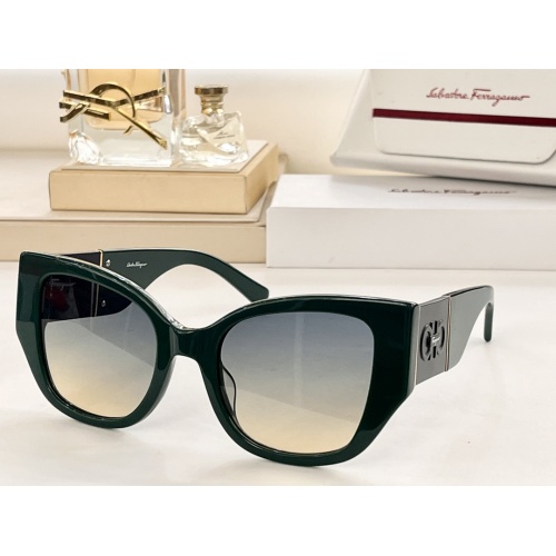 Salvatore Ferragamo AAA Quality Sunglasses #1015023 $60.00 USD, Wholesale Replica Salvatore Ferragamo AAA Quality Sunglasses