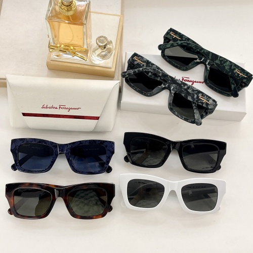 Replica Salvatore Ferragamo AAA Quality Sunglasses #1015030 $60.00 USD for Wholesale