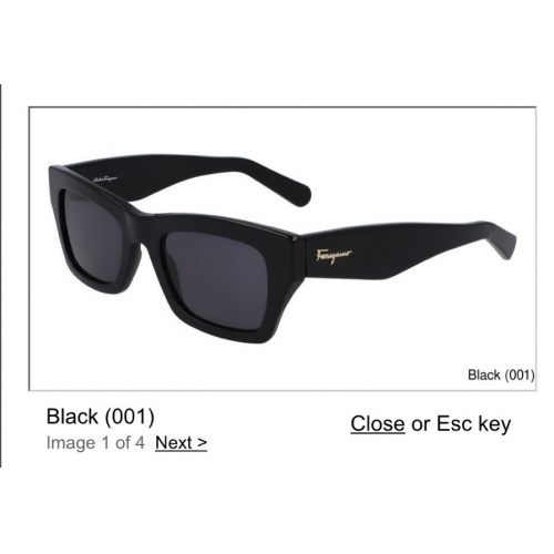 Replica Salvatore Ferragamo AAA Quality Sunglasses #1015031 $60.00 USD for Wholesale