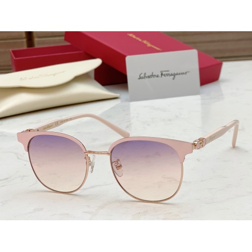 Salvatore Ferragamo AAA Quality Sunglasses #1015036