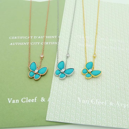 Replica Van Cleef & Arpels Necklaces For Women #1015118 $32.00 USD for Wholesale