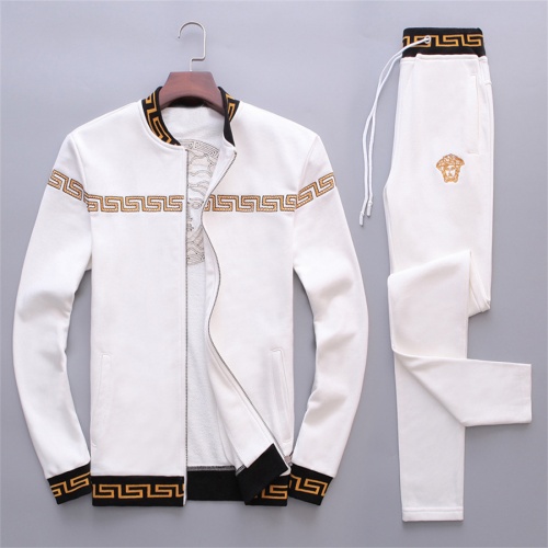 Versace Tracksuits Long Sleeved For Men #1015373 $85.00 USD, Wholesale Replica Versace Tracksuits