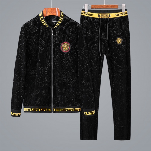 Versace Tracksuits Long Sleeved For Men #1015428 $85.00 USD, Wholesale Replica Versace Tracksuits