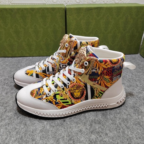 Versace High Tops Shoes For Men #1015542