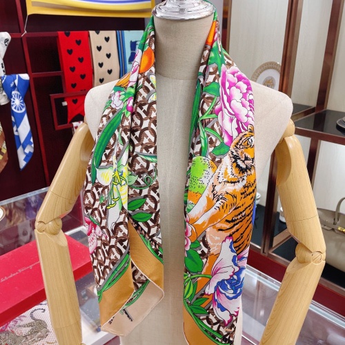 Replica Salvatore Ferragamo Silk Scarf For Women #1015595 $56.00 USD for Wholesale
