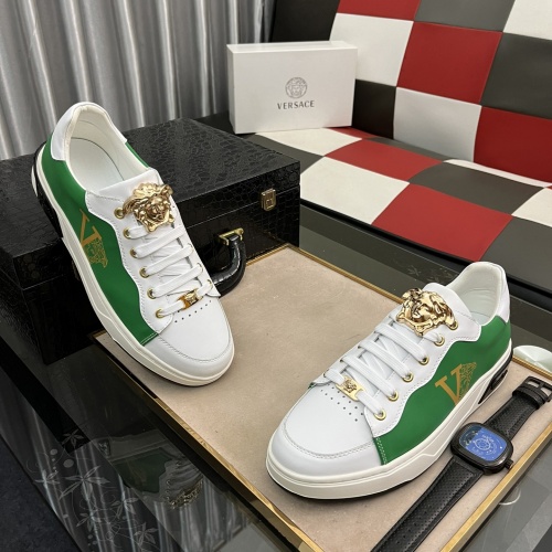 Replica Versace Casual Shoes For Men #1015656 $72.00 USD for Wholesale