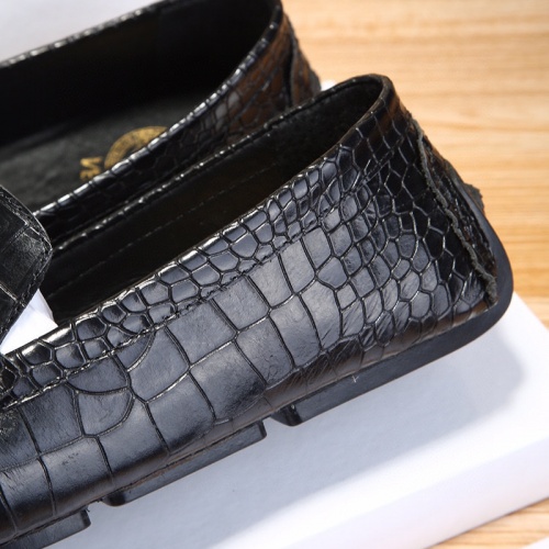 Replica Versace Leather Shoes For Men #1015715 $68.00 USD for Wholesale