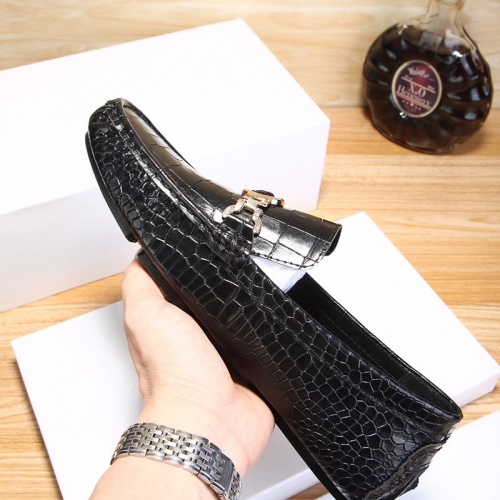 Replica Versace Leather Shoes For Men #1015715 $68.00 USD for Wholesale