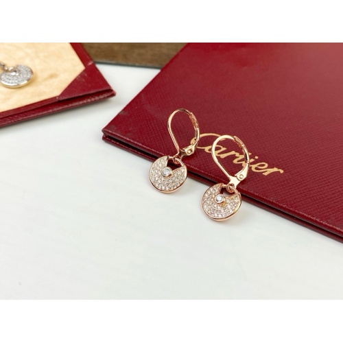 Replica Cartier Earrings For Women #1016081 $25.00 USD for Wholesale