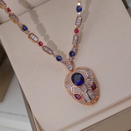 Replica Bvlgari Necklaces For Women #1016166 $88.00 USD for Wholesale