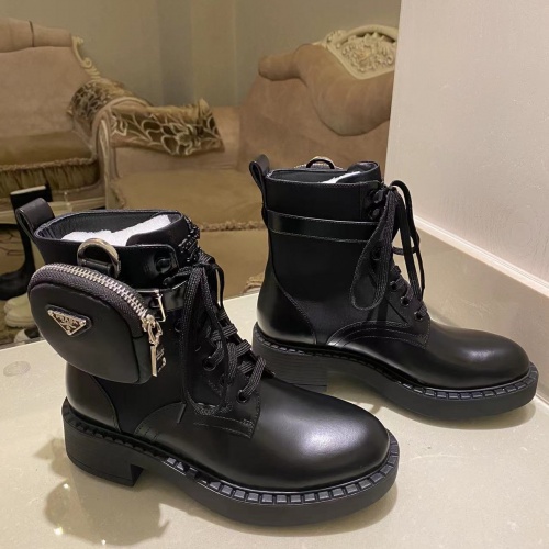 Replica Prada Boots For Women #1016554 $112.00 USD for Wholesale
