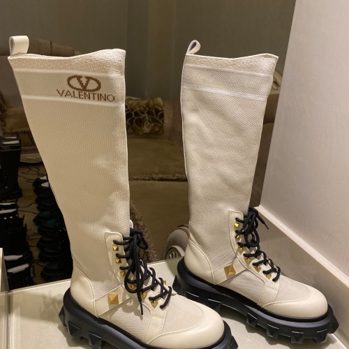 Replica Valentino Boots For Women #1016558 $105.00 USD for Wholesale