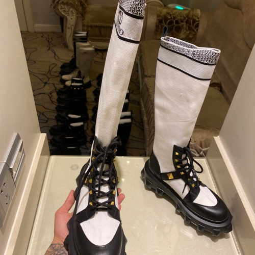 Replica Valentino Boots For Women #1016559 $105.00 USD for Wholesale