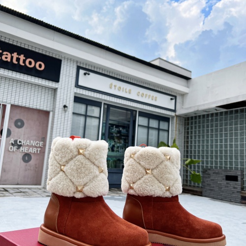 Replica Valentino Boots For Women #1016692 $105.00 USD for Wholesale